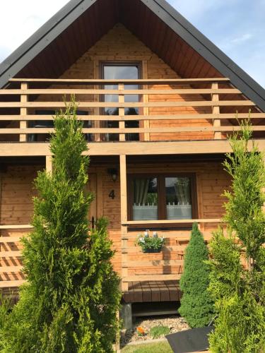 Domki z sauną Bieszczady Boso po Rosie in Polanczyk, Poland