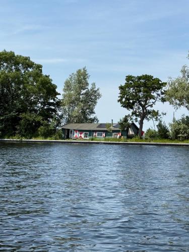 The Historical Trick Hut in the middle of the Lake