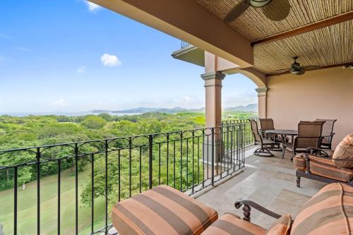 Stunning Luxury Penthouse in Exclusive Beachfront Community with Resort Style Amenities & Sweeping Views of the Ocean & Golf Course in Santa Cruz, Costa Rica