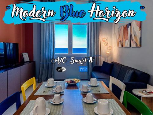 Modern Blue Horizon Spiagge 200m AC SmartTV — 4-Star Luxury Hotel in Cogoleto, Italy