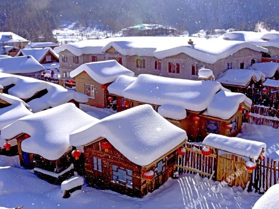 Snow township Zhang Anqiang family hotel in Hailin, People's Republic of China