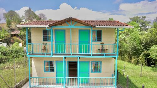 Las Casas de Tomate in Guatape, Colombia