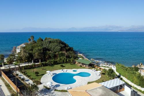Villa Aurora Blue with private pool just tens of meters from the sea by PosarelliVillas — 4-Star Luxury Hotel in Acharavi, Greece