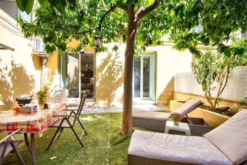 La Palais Osiris Nice Centre Jardin Wifi Clim Parking - carbon neutral hotel in Nice