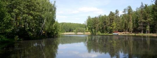 Rozhdestvenskie prudy in Kaluga, Russia