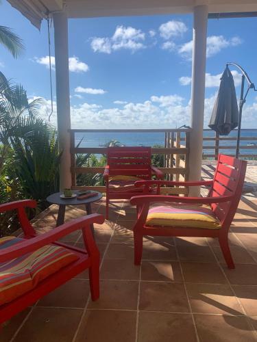 Escale de La falaise in Sainte-Anne, Guadeloupe