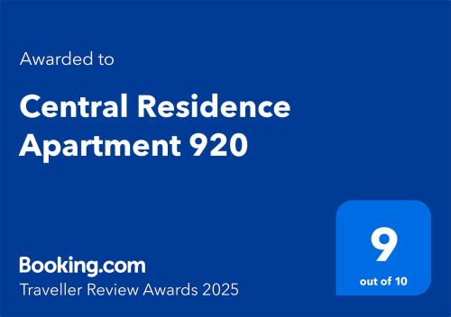 Central Residence Apartment 920 — 4-Star Luxury Hotel in Bucharest, Romania