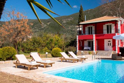 Red Villa — 4-Star Luxury Hotel in Lefkada, Greece