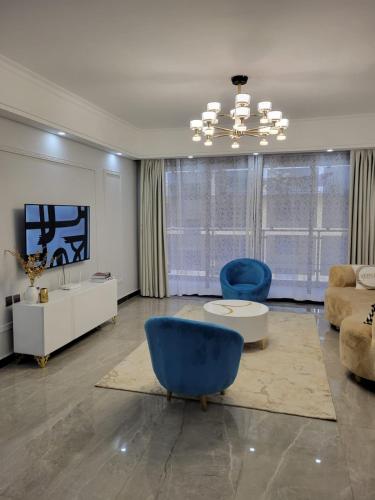 The executive royal beautifully furnished two bedroom apartment with amazing scenic city views heated swimming pool and fully equipped gym and child play area