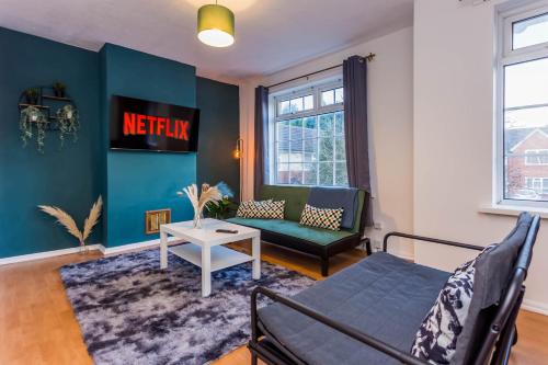 New Large 2 Bed entire apartment Near Newcastle upon Tyne with Free Parking — 4-Star Luxury Hotel in Kenton, United Kingdom