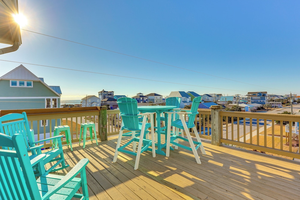 Chic Surf City Retreat with Pool Less Than 1 Block To Beach in Wilmington, United States