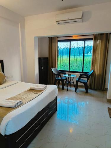 Greenfield view in Mormugao, India