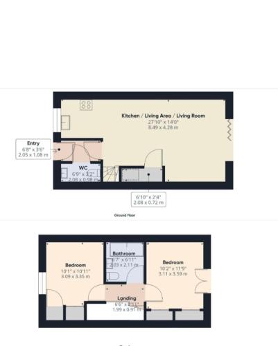Sunrise Cottage with on site swimming and sauna