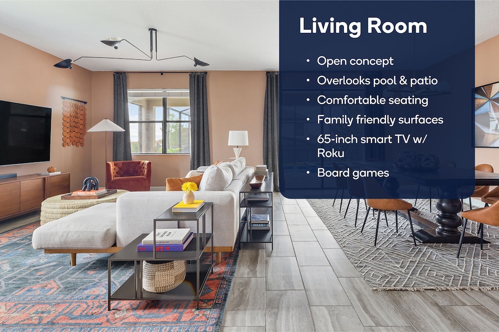Orlando Resort Retreat Fun filled Family Haven 5 Bedroom Home - photo 27