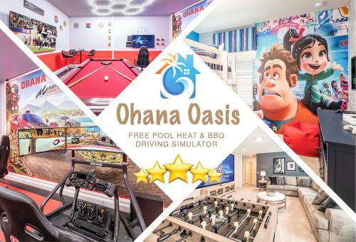 Ohana Oasis Brand New Villa with Race Simulator — 4-Star Luxury Hotel in Davenport, United States