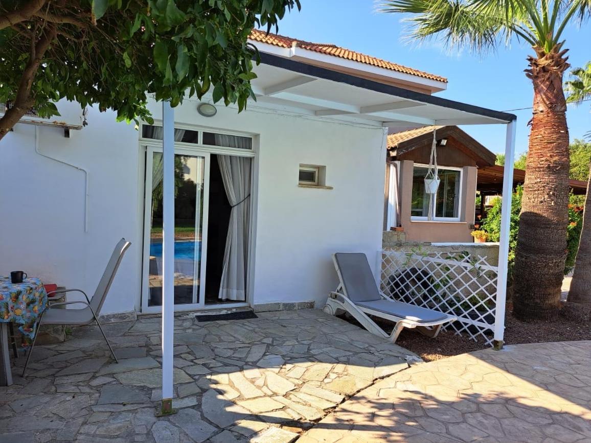 Mediterranean Poolside Garden Cottage
