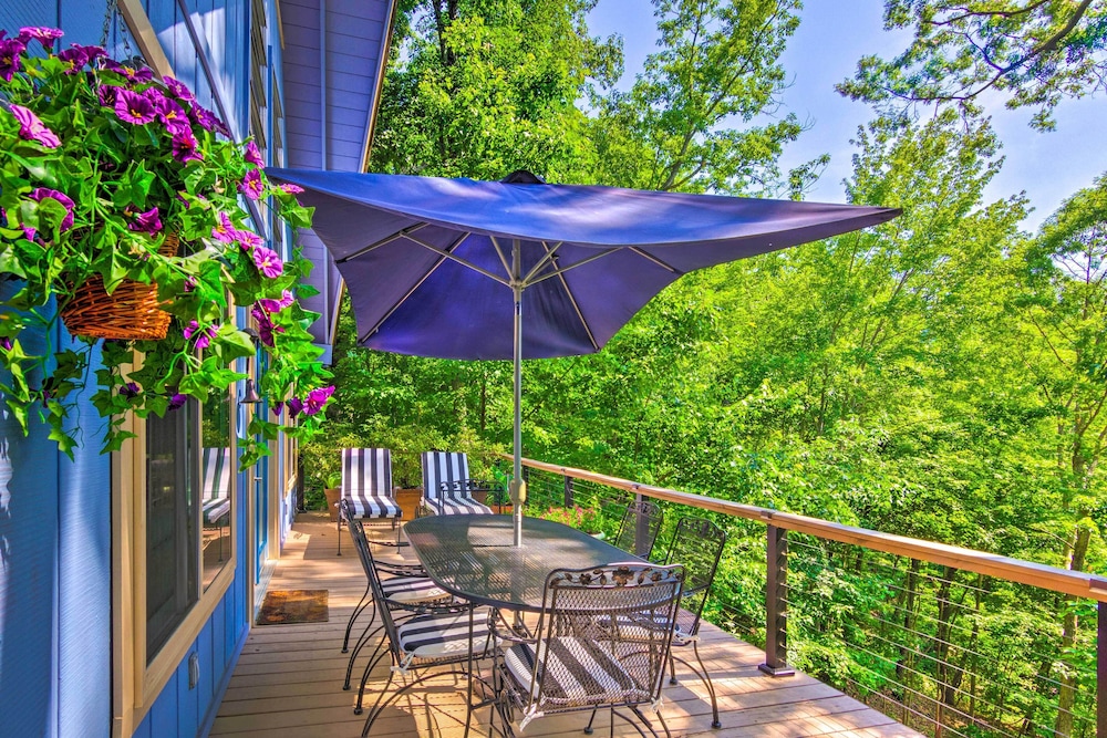 Mtn View Gem in Lake Lure with Game Room and Fire Pit - featured photo