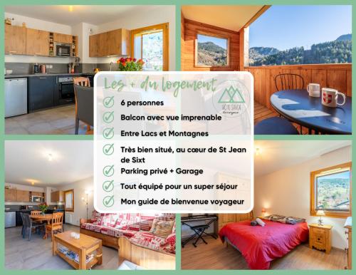 Appt Cosy Centre Ville a 5 Min Des Stations de Ski — hotel in Saint-Jean-De-Sixt