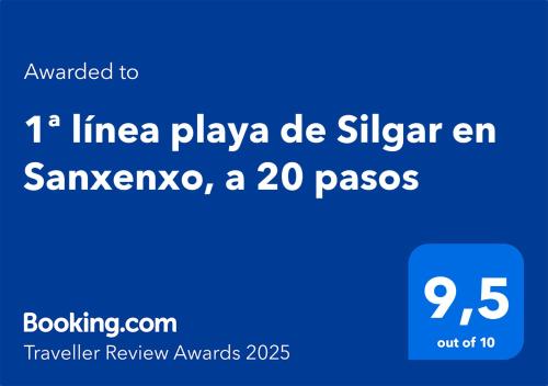 1ª Linea Playa de Silgar En Sanxenxo a 20 Pasos in Sanxenxo, Spain
