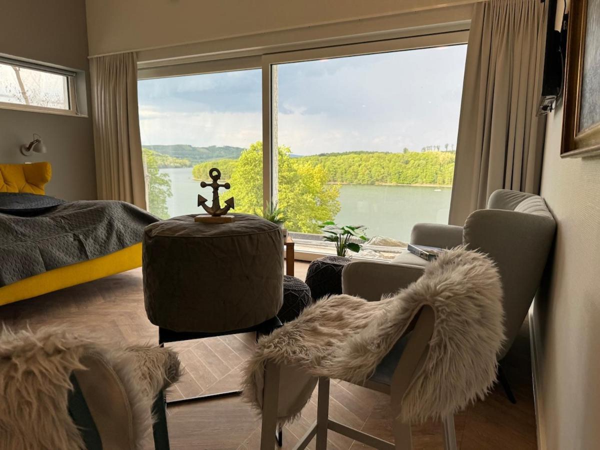 #4 Ommi Kese Suite PIRAT Sauna Balkon Seeblick — 4-Star Luxury Hotel in Olpe, Germany
