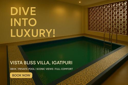 Vista Bliss 3BHK Villa With Private Pool — 4-Star Luxury Hotel in Igatpuri, India
