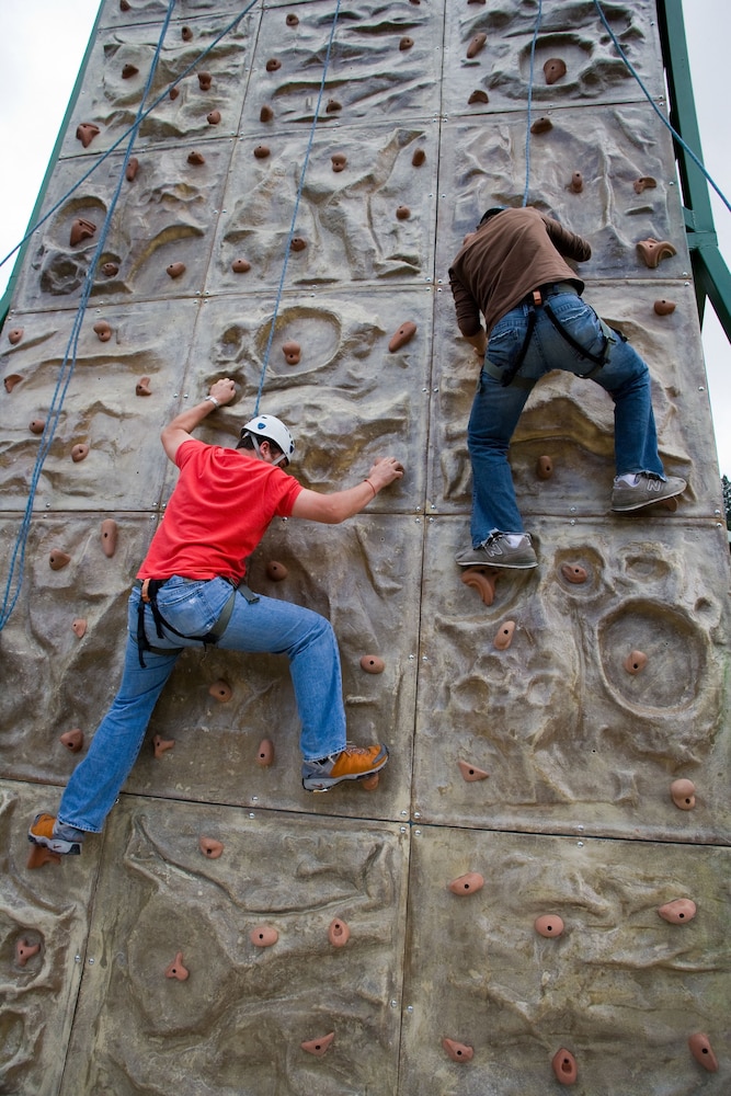 Outdoor rock climbing