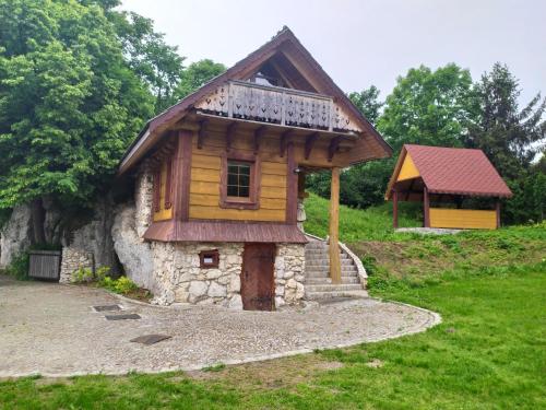 Domek w skale in Kroczyce, Poland