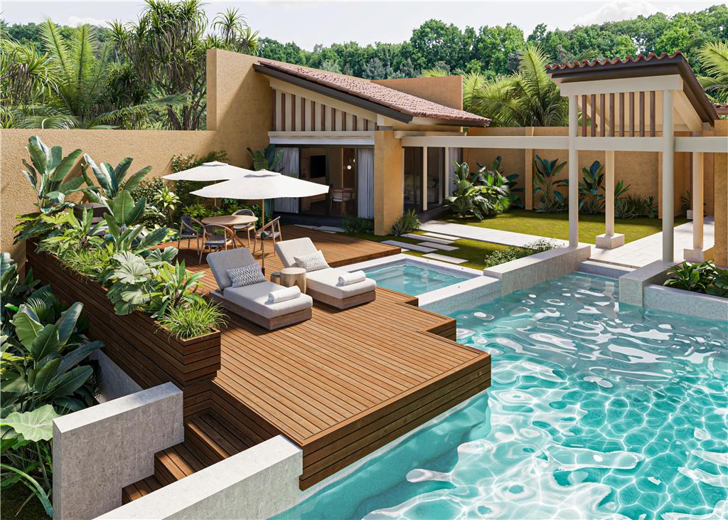 BTMXMY HARMONY TWO BEDROOM POOL RENDER