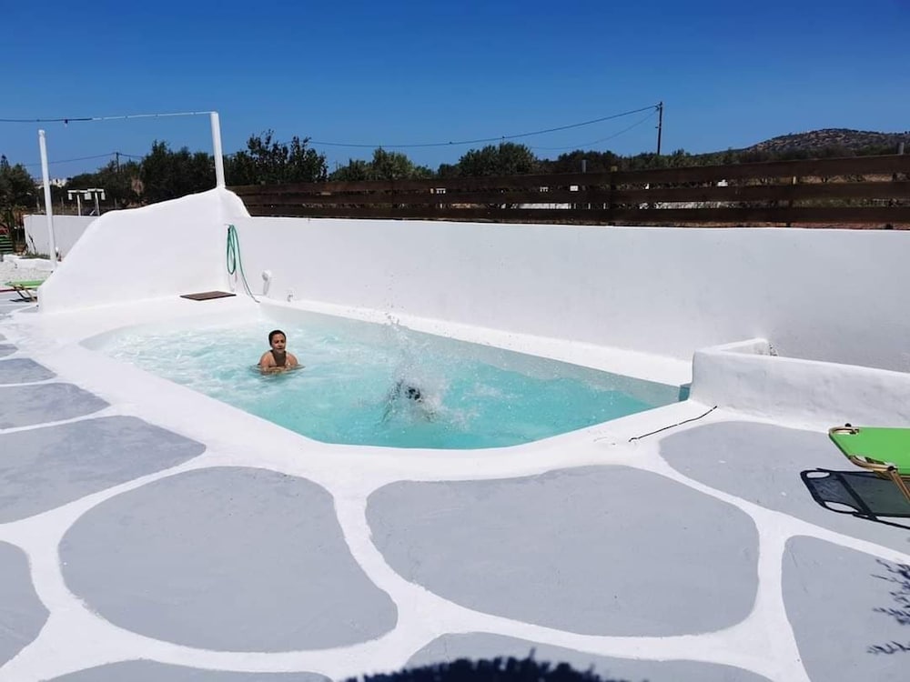 Boho Sisi Haven Poolside Oasis Garden Retreat in Agios Nikolaos, Greece