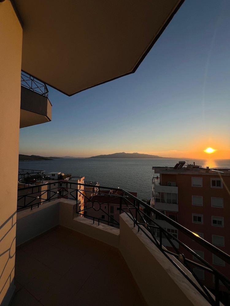 Blue Waves in Sarande, Albania