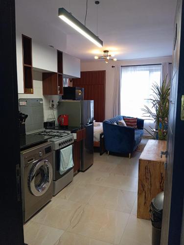 Studio with a Washing Machine