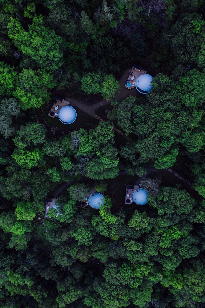 Dômes Charlevoix in Quebec, Canada