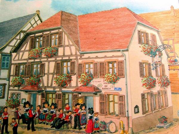 Hotel Restaurant A La Ville De Nancy — Eguisheim
