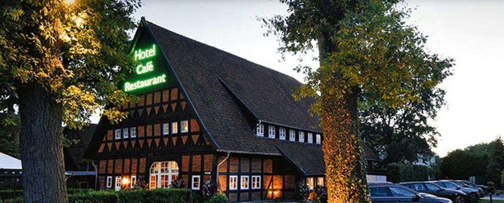 Hotel Front - Evening/Night