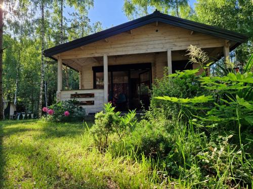 Sosnowa Odnowa domek na Mazurach z sauną i balią — hotel in Rybno