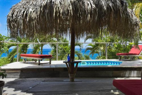 Vue Turquoise Parasol — 4-Star Luxury Hotel in La Trinite, Martinique