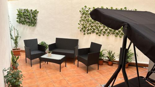 Relaxing Suite with Lovely Patio — 4-Star Luxury Hotel in Malaga, Spain