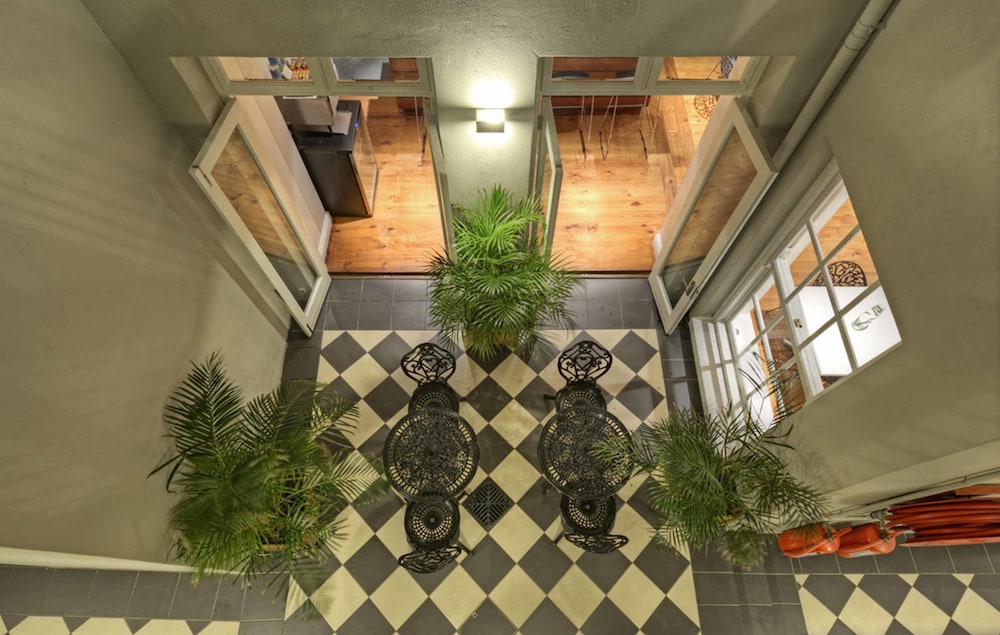 Interior entrance