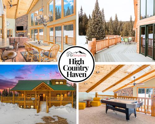 Secluded Log Cabin 10 Acres Soaker Tub — 4-Star Luxury Hotel in Fairplay, United States