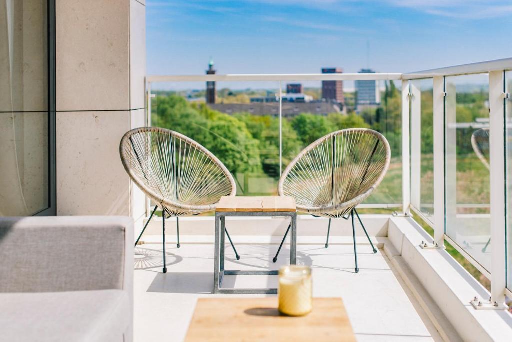 Saint Pablo Design Apt I 2BR Free Parking Stunning View & Large Terrace — 4-Star Luxury Hotel in Hasselt, Belgium