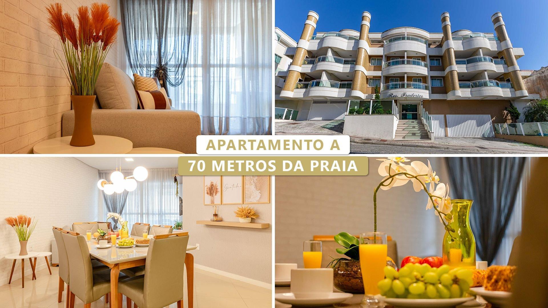 Confortável Apartamento 70m da Praia de Bombinhas