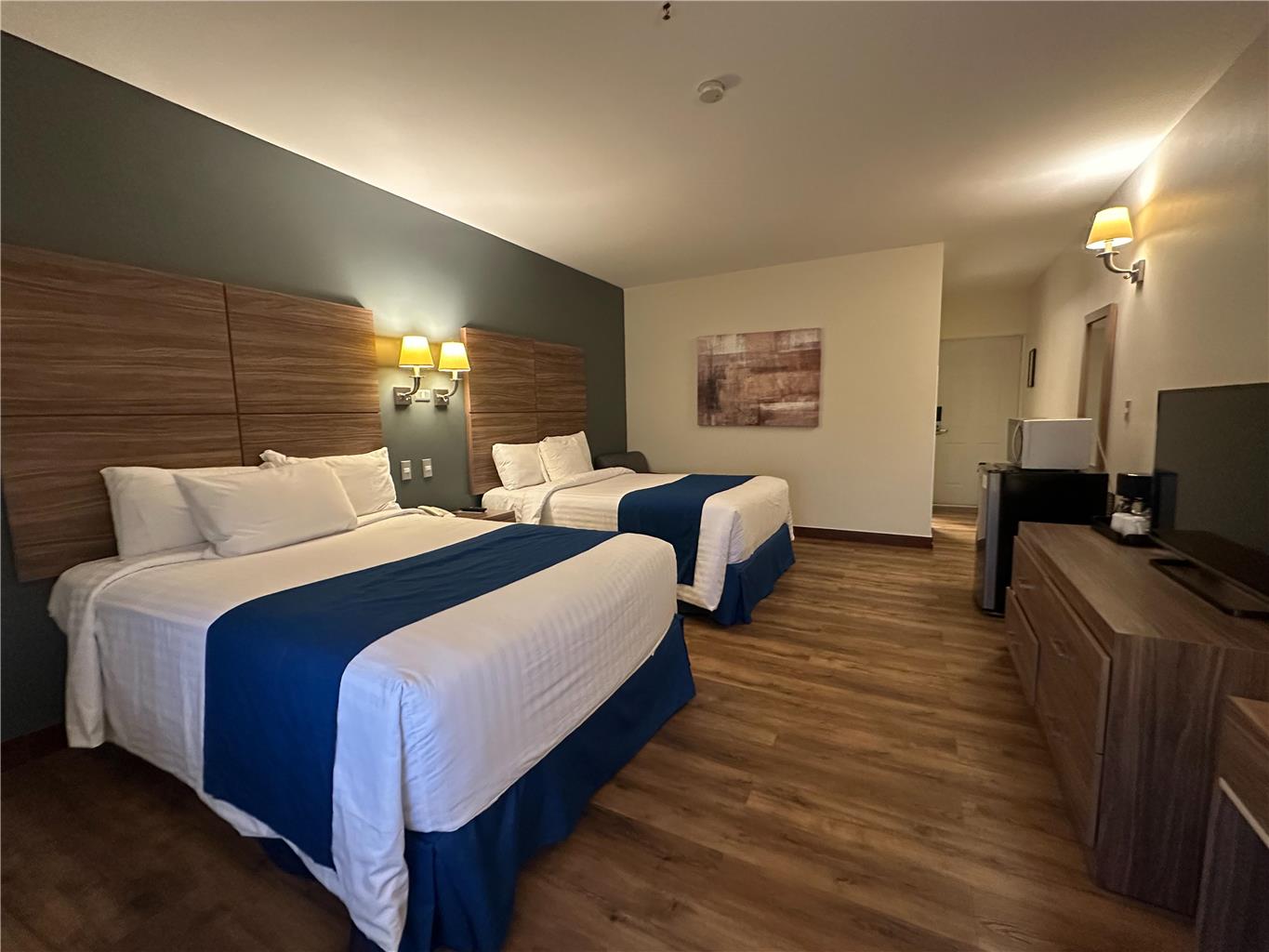 A fully equipped room awaits you for the best nights of sleep!