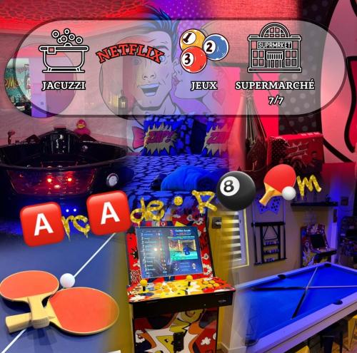 Arcade.Room - carbon neutral hotel in Unknown City