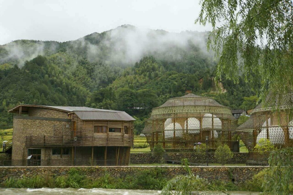 The International Cultural and Creative Bamboo Village in Lishui, People's Republic of China
