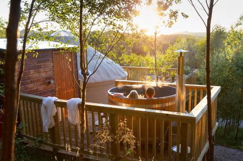 Yurtshire Eavestone Lake Birch Yurt — Ripon