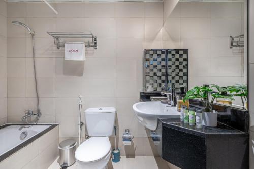 Stunning 1 BR Apartment with Pool View in JVC Dubai — 4-Star Luxury Hotel in Dubai, United Arab Emirates
