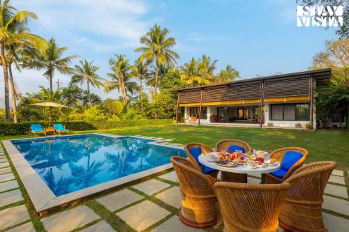 The Courtyard by StayVista Private Pool with Rustic Charm Vibrant Courtyard Spacious Verandah & Garden in Alibag, India