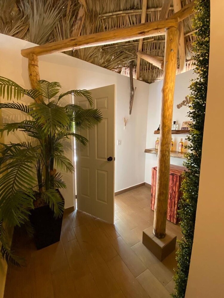 Interior entrance