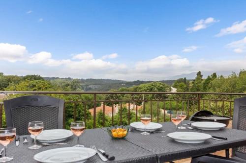 La Frenaie Quiet Swimming Pool Car Park in Villeneuve-Loubet, France