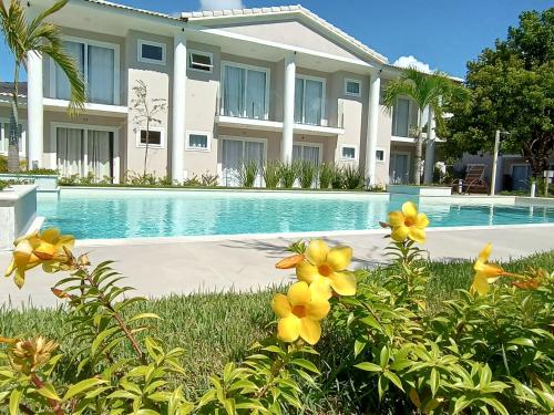 CJ17GIL 3D Arraial D'ajuda Piscina Beach Tennis — 4-Star Luxury Hotel in Porto Seguro, Brasil